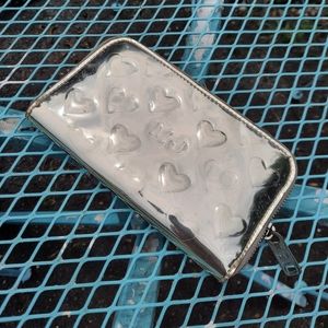 Marc Jacobs 2000s Silver Heart Wallet